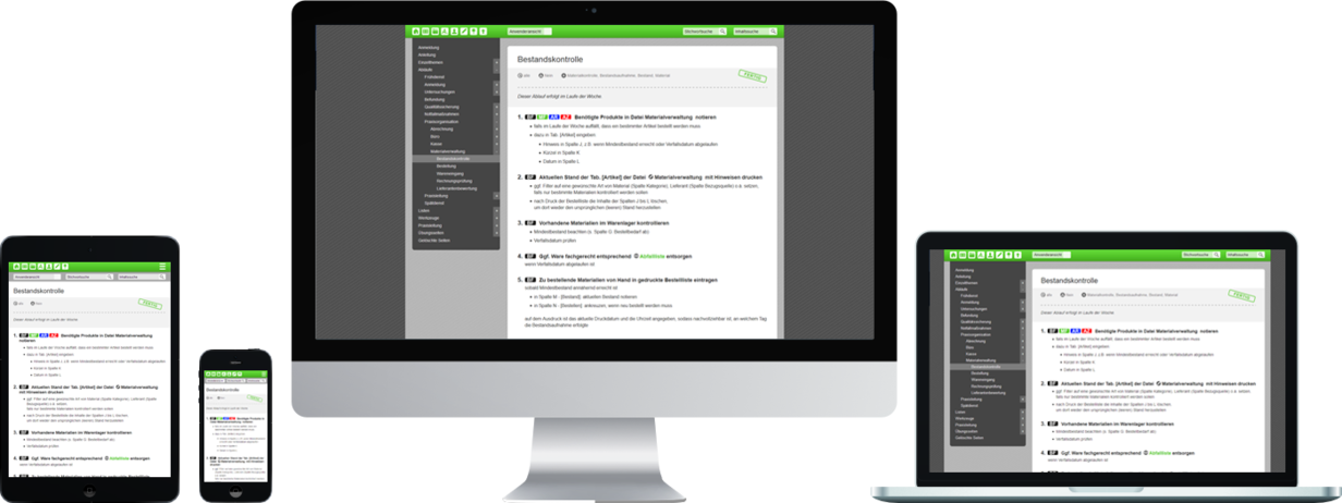 Das Responsive-Design des Effizienz-Lotsen